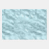 Girly Glam Aqua Blue Animal Print Inpakpapier Vel (Voorkant 3)