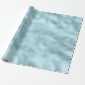 Girly Glam Aqua Blue Cadeaupapier (Uitgerold)