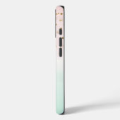 Girly Glam Blush Pink Mint Gold Sparkle Confetti Case-Mate iPhone Case (Achterkant / Links)