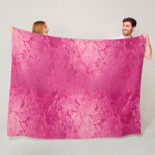 Girly Glam Chic Roze Verjaardag Fleece Deken