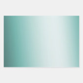 Girly Glam Gold Confetti Mint Ombre Inpakpapier Vel (Voorkant 2)