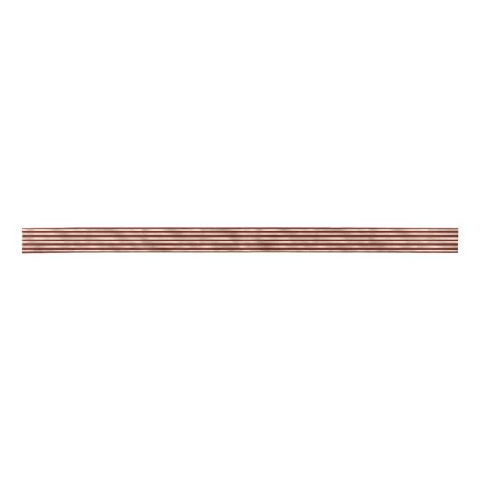 Girly Glam Goud Rode Strepen Lint (Voorkant)