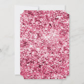 Girly Glam Pink Kaart (Achterkant)