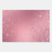 Girly Glam Roze Verjaardag Inpakpapier Vel (Voorkant 3)