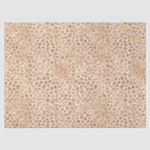 Girly Glitter Gold Peach-kleurenprinter Tissuepapier