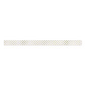 Girly Glitter Gold Polka Dots Pattern Monogram Grosgrain Lint (Voorkant)