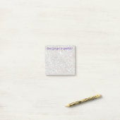 Girly Glitter Sparkle Post it Notes (Op bureau)