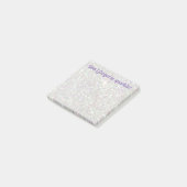 Girly Glitter Sparkle Post it Notes (Schuin)