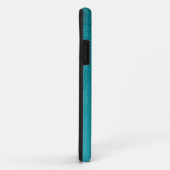 Girly Glitter Turquoise harten Case-Mate iPhone Case (Achterkant/rechts)