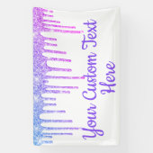 Girly Glitter Verjaardagsfeest Fotohokje Fun Prop Spandoek (Verticaal)