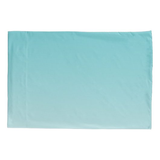 Girly Glitz Aqua Turquoise Glitter Unicorn Kussensloop (Achterkant)