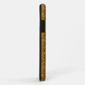 Girly Gold Glitter Custom Case-Mate iPhone Case (Achterkant/rechts)