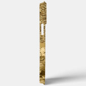 Girly Gold Glitter Stars Monogram Case-Mate iPhone Case (Achterkant / Rechts)