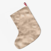 Girly Gold Glitzy Glitter Sparkle Naam Grote Kerstsok (Achterkant (Hangend))