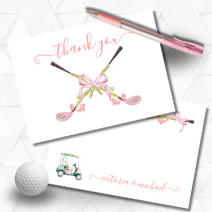 Girly golfclubs preppy Bedankt Opmerking