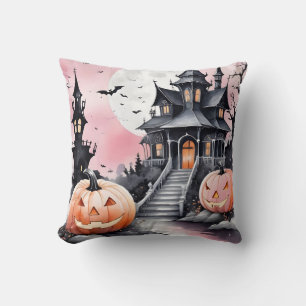 Girly Gothic Nightfall Haunted Mansion Kussen