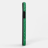 Girly Groene Glitter Naam Gepersonaliseerd Case-Mate iPhone Case (Achterkant/rechts)