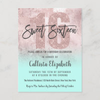 Girly Grunge Roos Gouden Munt Glitter Folie Sweet 