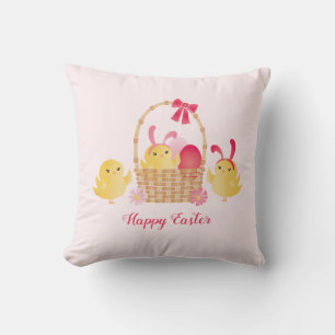 Girly Happy Paast Chicken Pink Kussen
