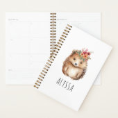 Girly Hedgehog Personnalisé (Devant avec enveloppe)
