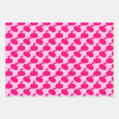 Girly Heet Roze Gelukkig Halloween Gemengd Patroon Inpakpapier Vel (Voorkant 2)