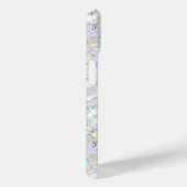 Girly Holographic Glitter Aangepaste Fotocollage Case-Mate iPhone Case (Achterkant / Rechts)