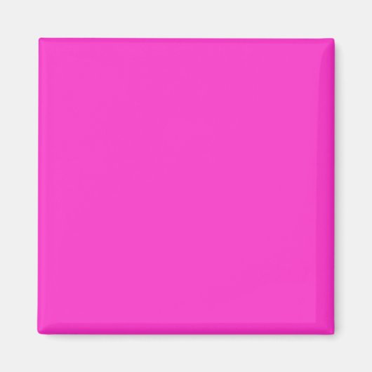 Girly Hot Pink Magneet (Voorkant)