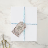 Girly Insects Heart Worm-ing Wishes Verjaardag Cadeaulabel (Met Touw)
