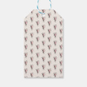 Girly Insects Heart Worm-ing Wishes Verjaardag Cadeaulabel (Achterkant)