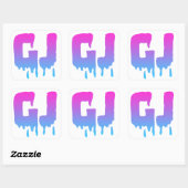 Girly Juice logo sticker (Vel)