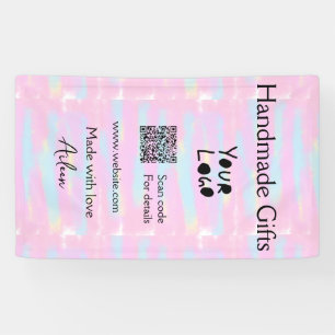 Girly kleine bedrijven handgemaakte geschenken lie spandoek