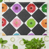 Girly Kleurrijke Daisy Theedoek (Gevouwen)