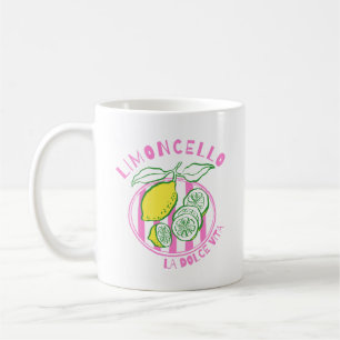 Girly Limoncello– La Dolce Vita Roze Koffiemok