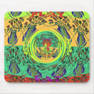 Girly Lovely Floral Mousepad Muismat