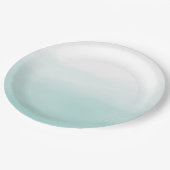 Girly Mint Ombre Waterverf Papieren Bordje (Gekanteld)