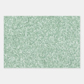 Girly Mint Pearl Mermaid Glitter Inpakpapier Vel (Voorkant 3)
