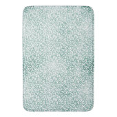 Girly Mint White Leopard Print Badmat (Voorkant Verticaal)