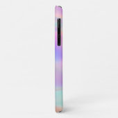 Girly Modern Iridescent Rainbow Aangepaste Naam  Case-Mate iPhone Case (Achterkant/links)
