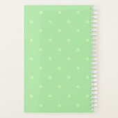 Girly Monogram Bear Green 2025 Planner (Dos)