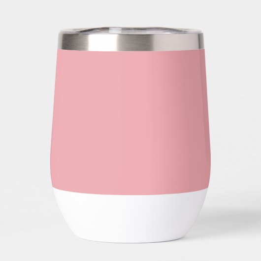 Girly Monogram en Naam roze blush rood (Achterkant)