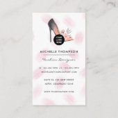 Girly New York Mode Designer Visitekaartje (Achterkant)