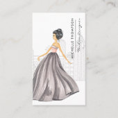 Girly New York Mode Designer Visitekaartje (Voorkant)