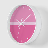 Girly Ombre Roze Kleurblok met Witte Accenten (Hoek)