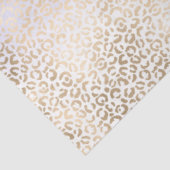 Girly Paars Gold Ombre Leopard Print Tissuepapier (Detail)
