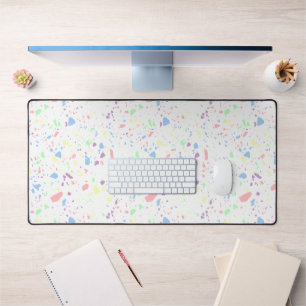 Girly Pastel Arc-en-ciel blanc Motif Abstrait