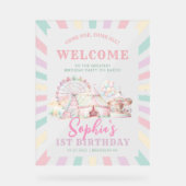 Girly Pastel Carnival Anniversaire de enfant de ci (Recto)