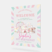 Girly Pastel Carnival Anniversaire de enfant de ci (Angle)