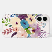 Girly, , Pastel Water Kleur Bloemen Case-Mate iPhone Case (Achterkant (horizontaal))