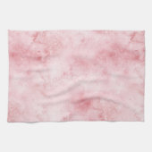 Girly Pink Abstract Theedoek (Horizontaal)