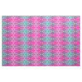 Girly Pink Abstracte Waterverf Boho Monogram Stof (Fat Quarter)